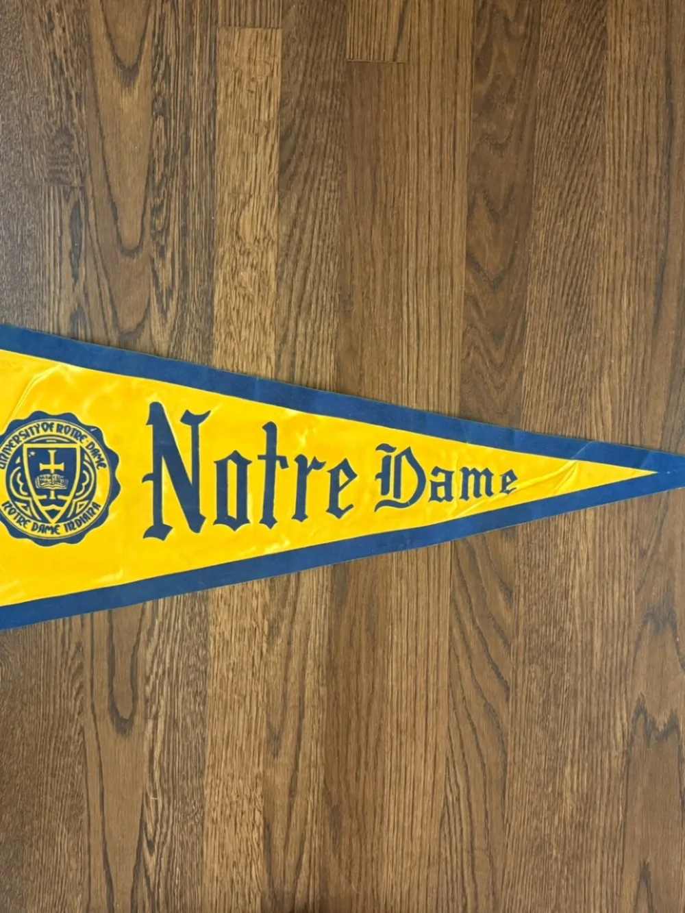 Vintage Notre Dame Pennant